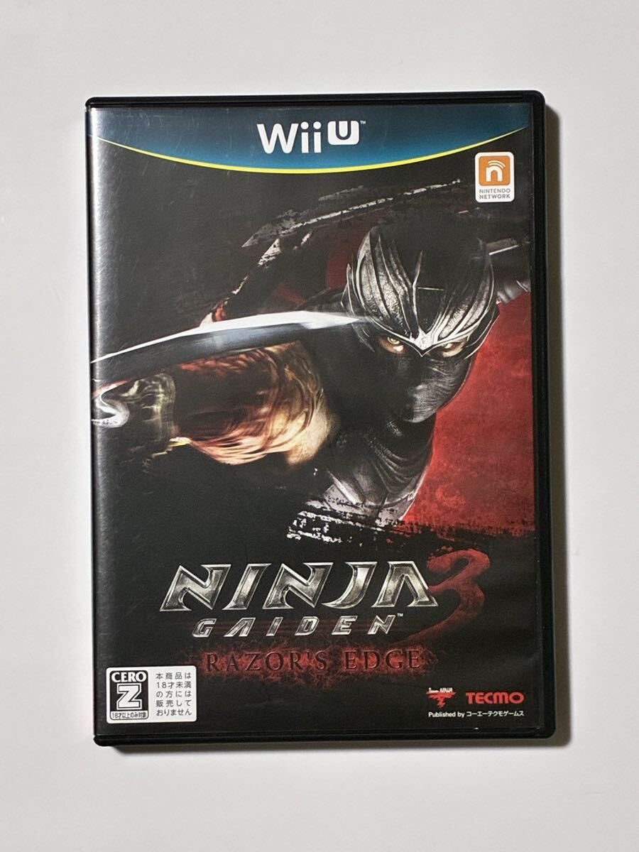 WiiU ソフト NINJA GAIDEN3 Razor s Edge ニンジャガイデン 【f1016-4】_画像1