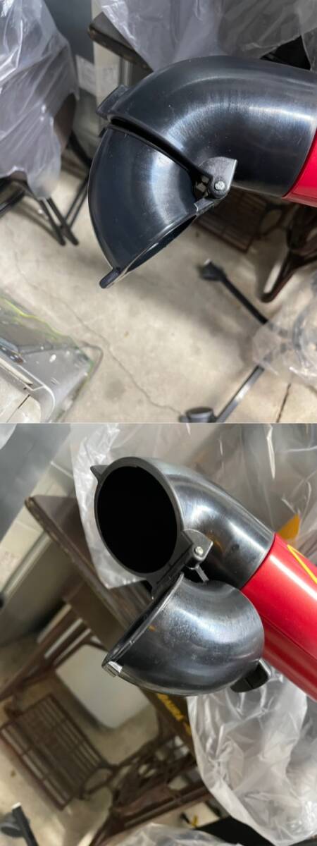 未使用長期保管品 ハイパーターボドライヤー HTD550 カールノズル ヤマダシステム 業務用 スタンド式ドライヤー ペット トリミング 犬猫_画像7