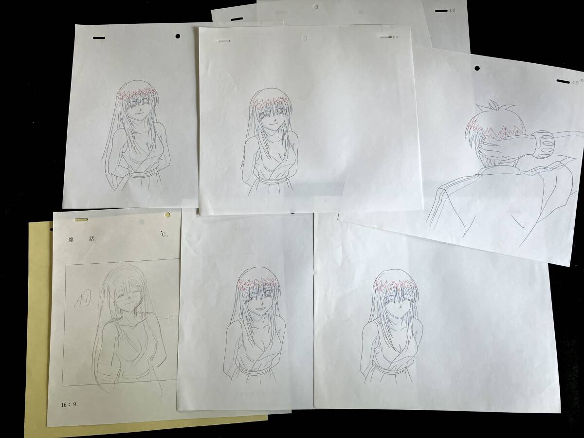 RAVE レイヴ 直筆 原画 16枚セット リーシャ バレンタイン／アニメ 動画 セル画 レイアウト 原動画 等／Anime Genga Cel_画像3