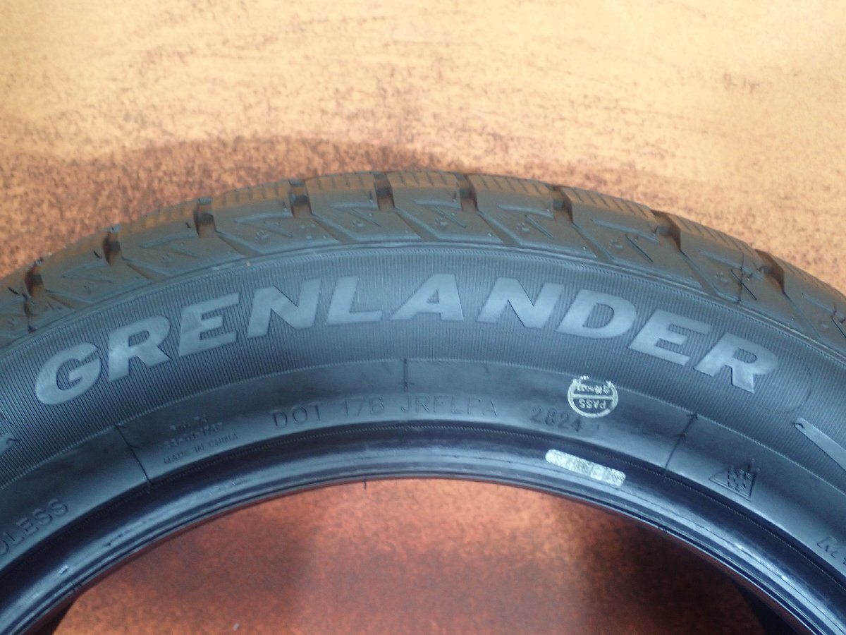 スタッドレスタイヤ●215/55R17 GRENLANDER WINTER GL868 【2024年製 : 7.5mmヤマ】/ 中古★2本 (T-9416A)送料無料/沖縄別途_画像6