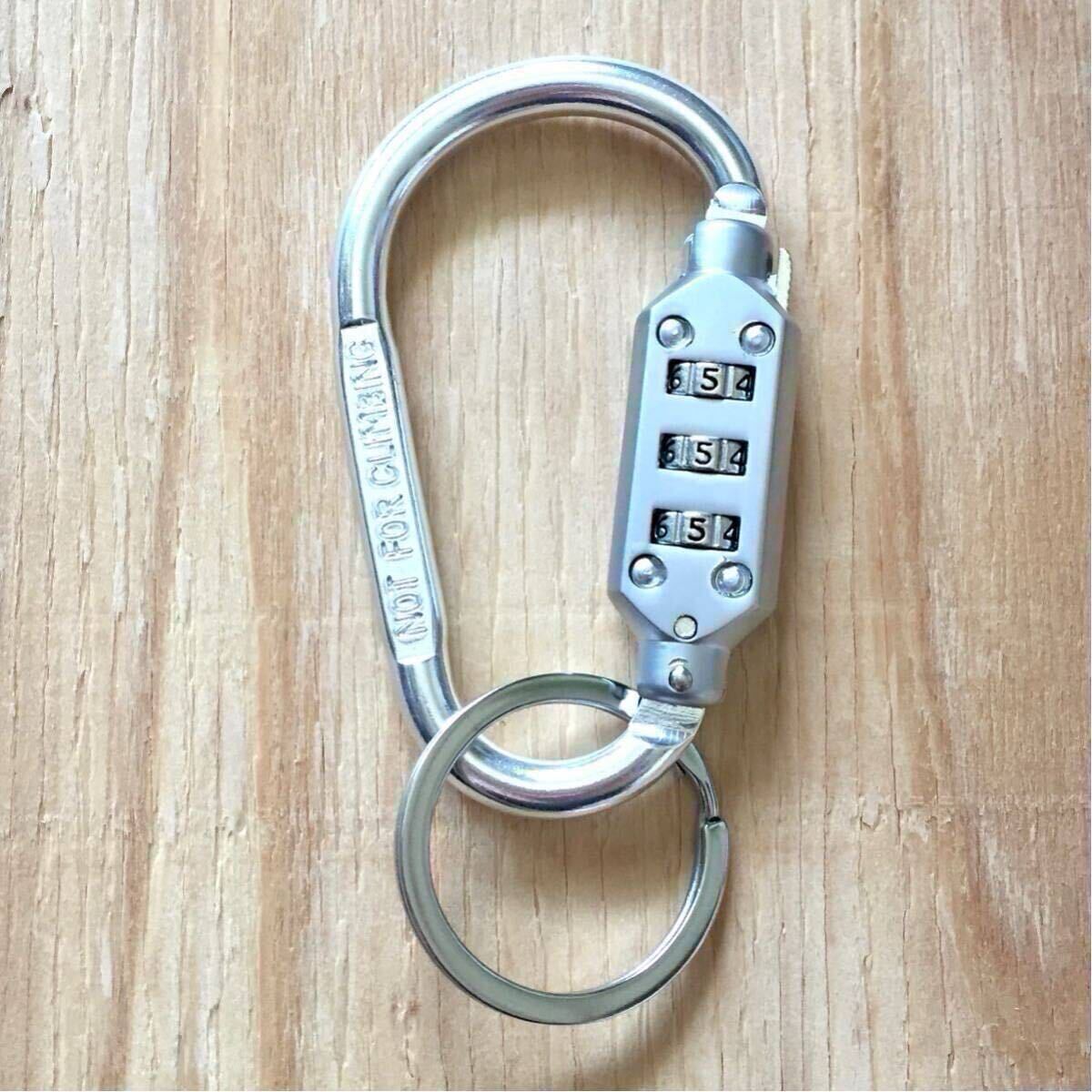 未使用 BEAMS Number lock Carabiner Keyholder ビームス ナンバーロック式カラビナ キーホルダー 施錠 日本製 MADE IN JAPAN EDC SECURITY_画像1