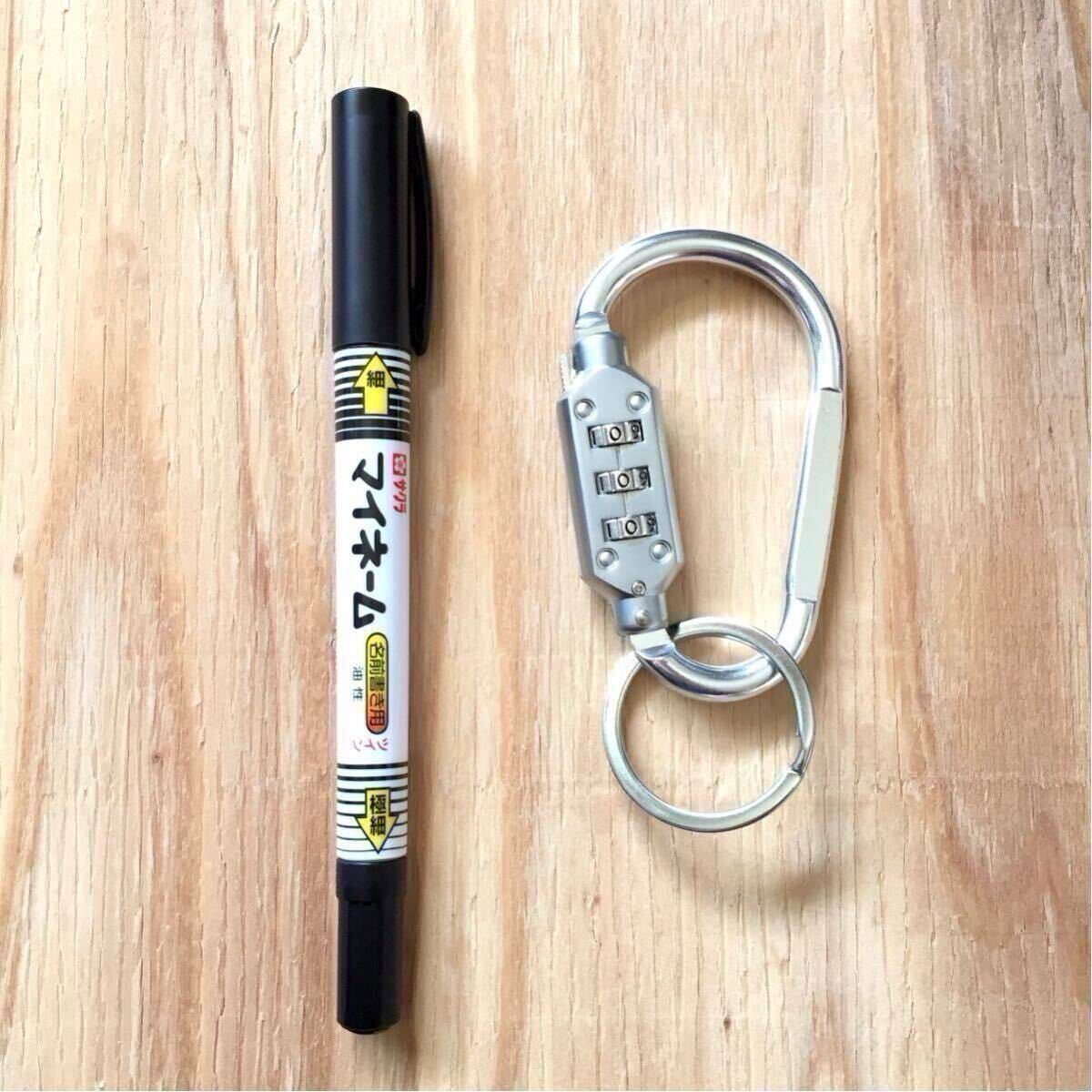 未使用 BEAMS Number lock Carabiner Keyholder ビームス ナンバーロック式カラビナ キーホルダー 施錠 日本製 MADE IN JAPAN EDC SECURITY_画像7