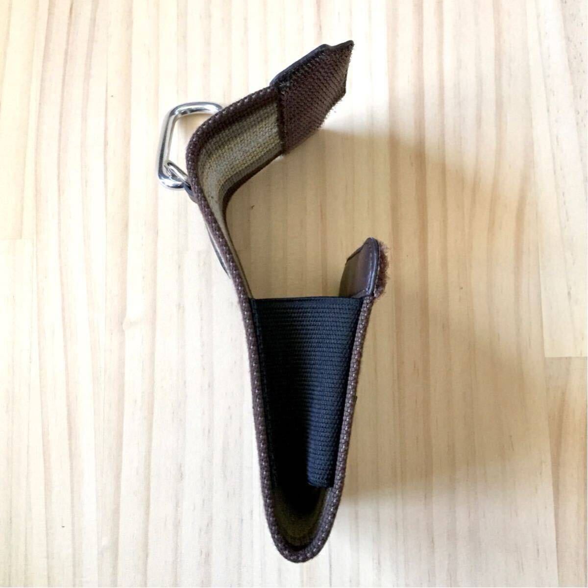 美品 Gevaert Camera Case ゲバルト カメラケース マルチケース カラビナ付属 日本製 MADE IN JAPAN ベルギー テキスタイルメーカー スマホ_画像6