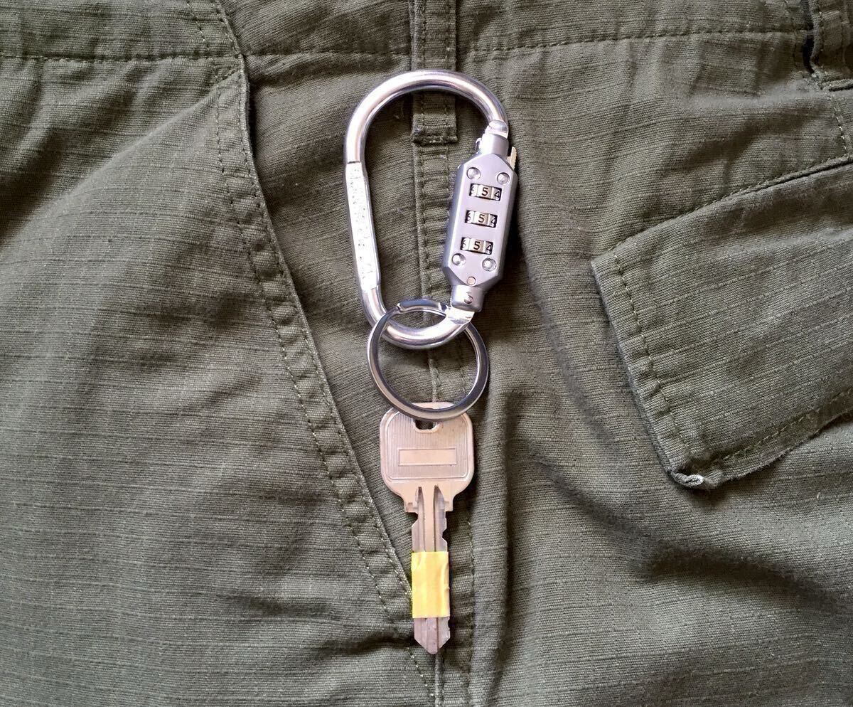未使用 BEAMS Number lock Carabiner Keyholder ビームス ナンバーロック式カラビナ キーホルダー 施錠 日本製 MADE IN JAPAN EDC SECURITY_画像10
