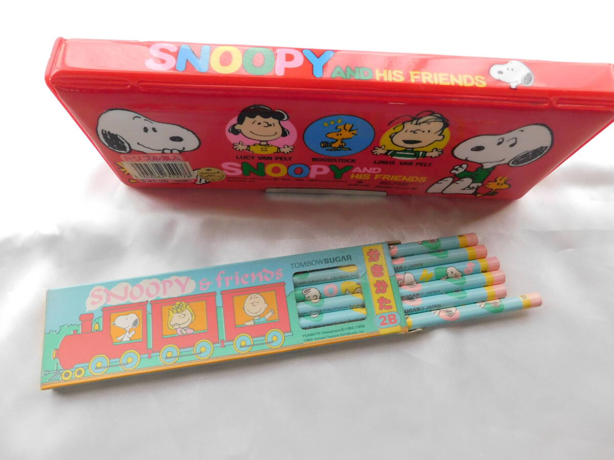 スヌーピー筆箱＆鉛筆セット_画像6