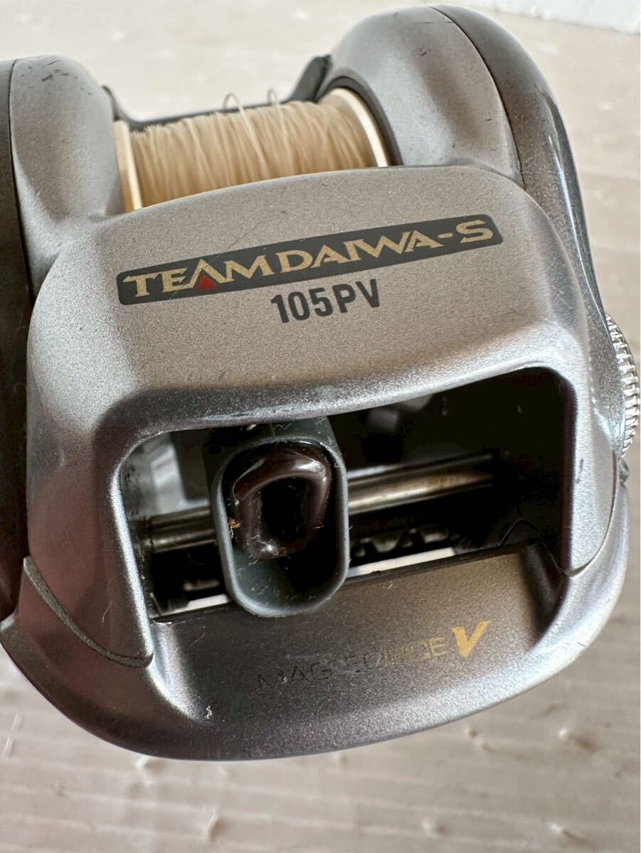 9-3-A Daiwa ダイワ チームダイワ-S 105PV マグフォースV リール フィッシングの画像2