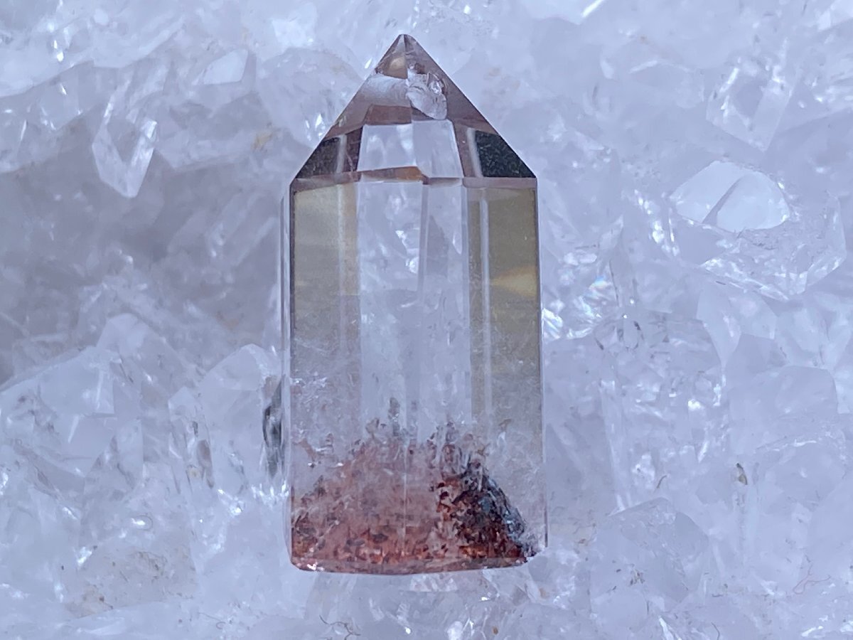 即決 0621a279 マダガスカル産★【30Aレピドクロサイトインクォーツ】★ルース 22.5x12.5mm(穴開け無料）（新品）_画像2