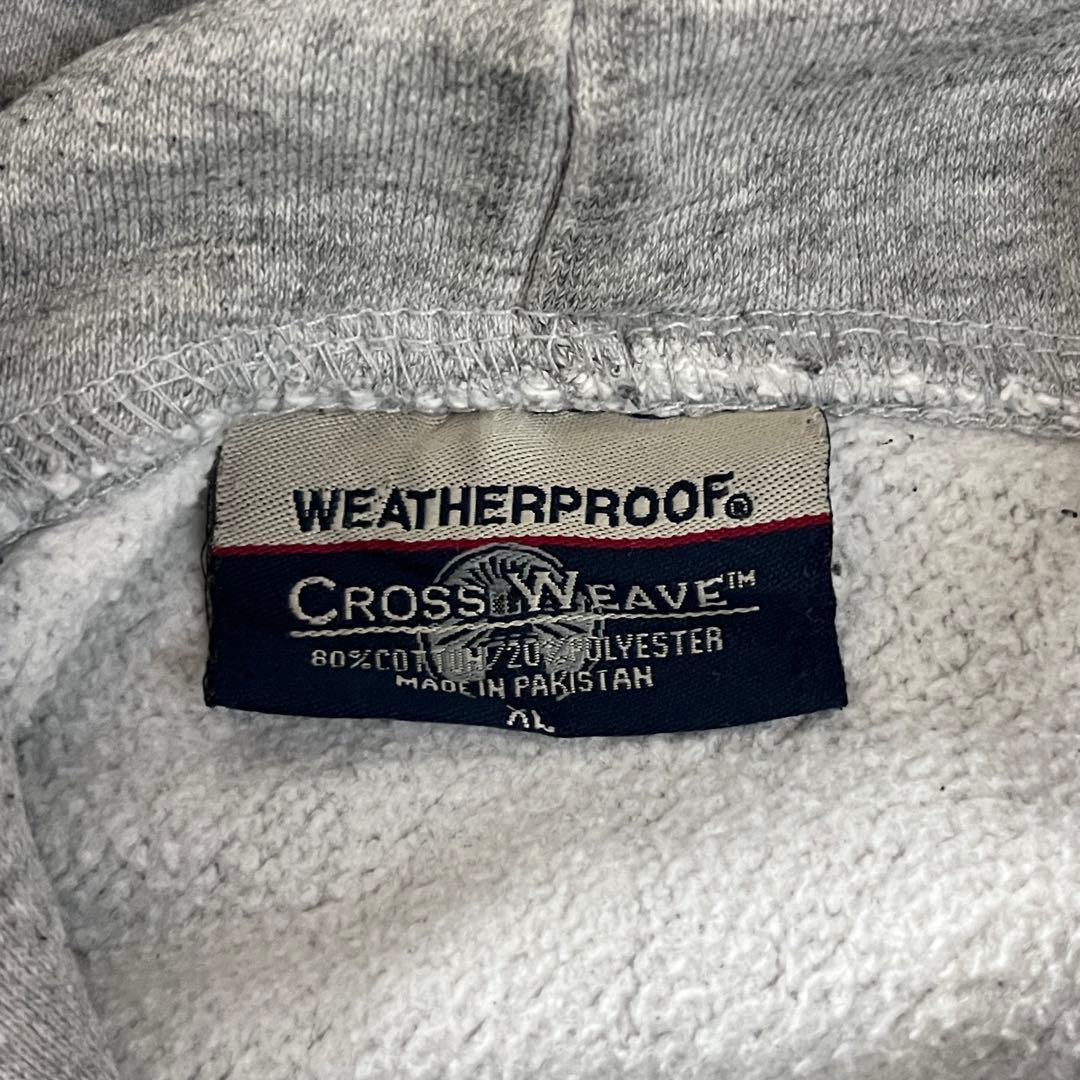 90s シボレー GMC カレッジ 刺繍 パーカー グレー L アメ車 古着_画像4