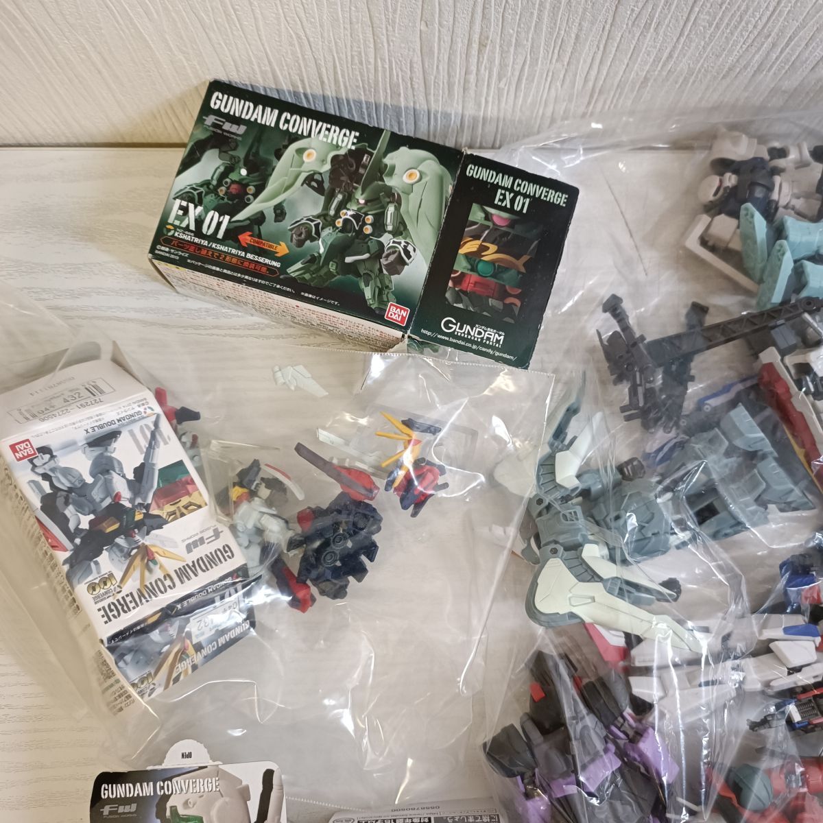 G120【100】1円～ バンダイ ガンダム グッズ ジャンク まとめセット Gフレーム FW GUNDAM CONVERGE / ガンキャノン ザク サザビー ジム 他_画像2