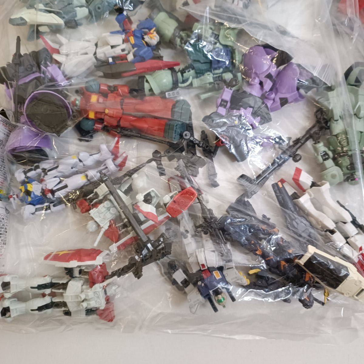 G120【100】1円～ バンダイ ガンダム グッズ ジャンク まとめセット Gフレーム FW GUNDAM CONVERGE / ガンキャノン ザク サザビー ジム 他_画像4
