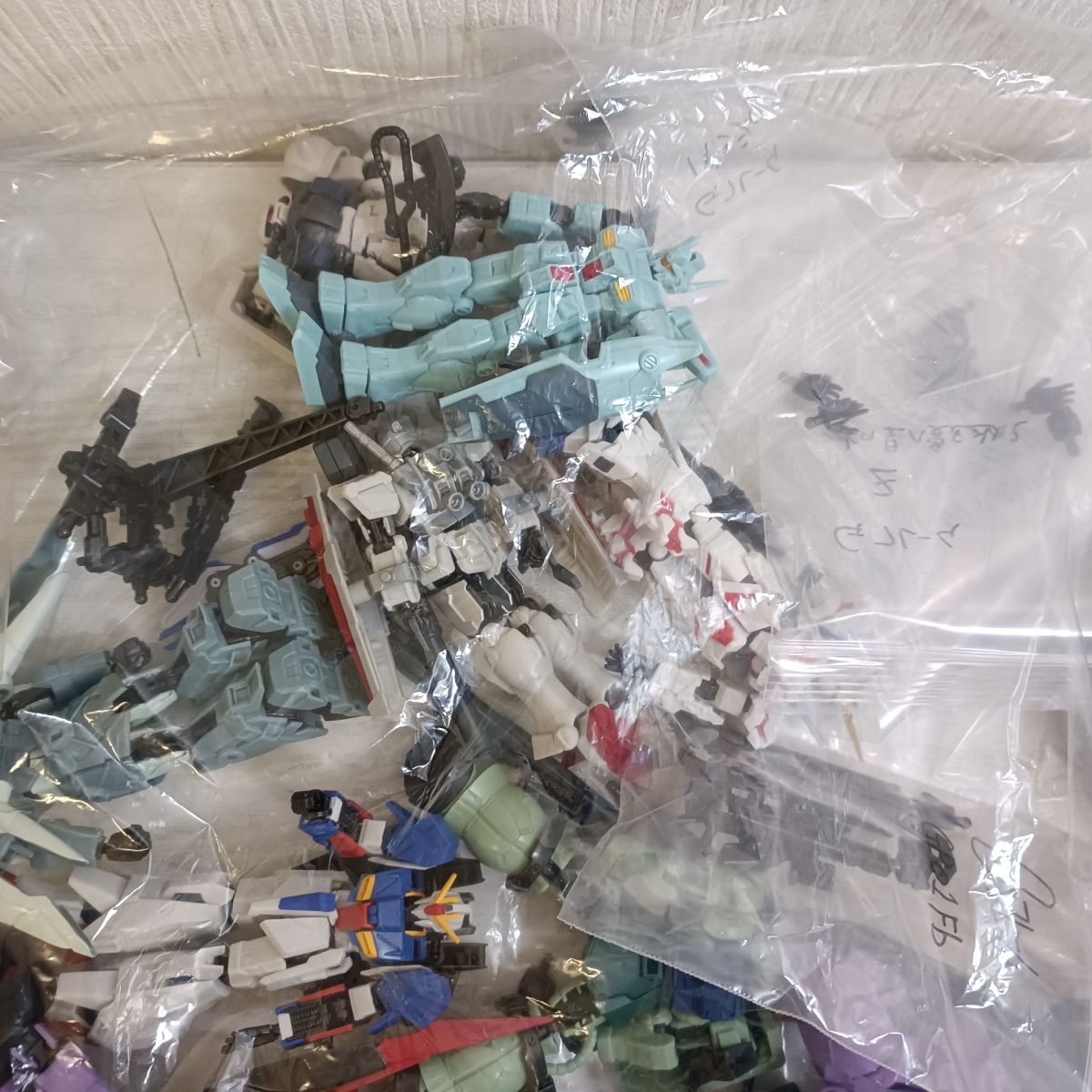 G120【100】1円～ バンダイ ガンダム グッズ ジャンク まとめセット Gフレーム FW GUNDAM CONVERGE / ガンキャノン ザク サザビー ジム 他_画像5