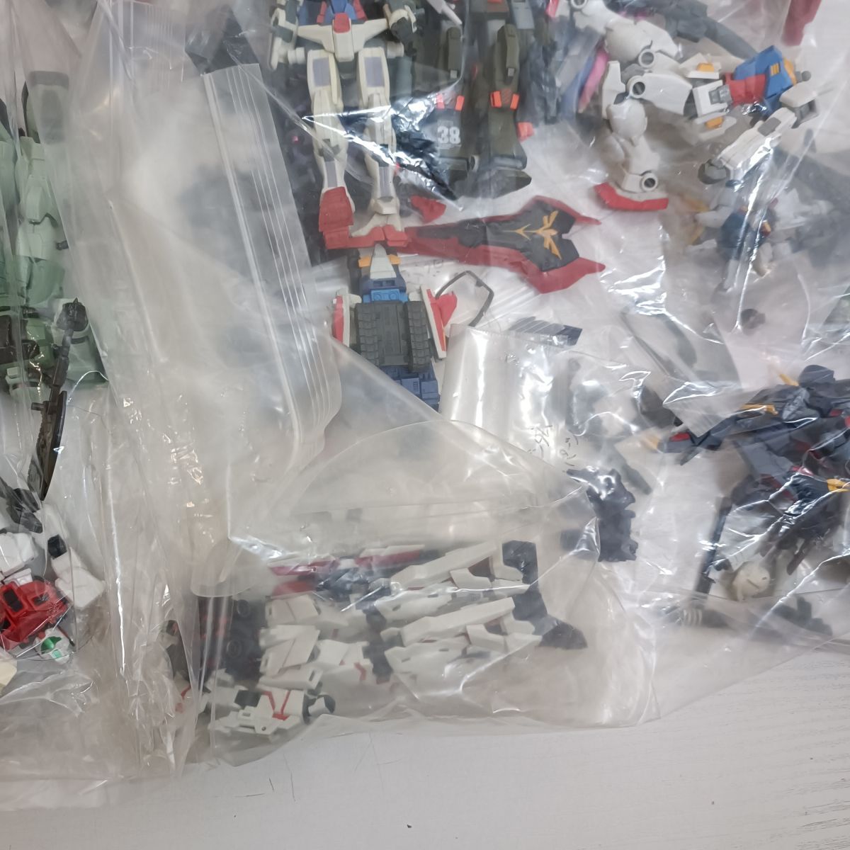 G120【100】1円～ バンダイ ガンダム グッズ ジャンク まとめセット Gフレーム FW GUNDAM CONVERGE / ガンキャノン ザク サザビー ジム 他_画像7