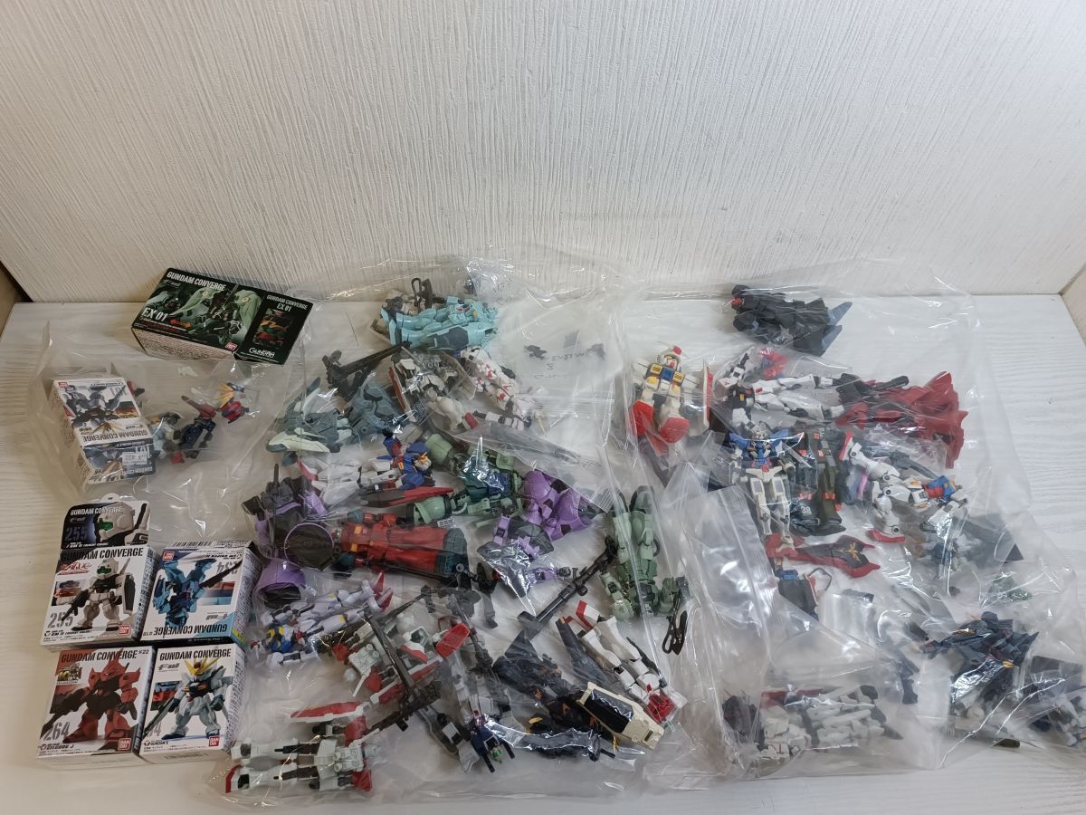 G120【100】1円～ バンダイ ガンダム グッズ ジャンク まとめセット Gフレーム FW GUNDAM CONVERGE / ガンキャノン ザク サザビー ジム 他_画像1