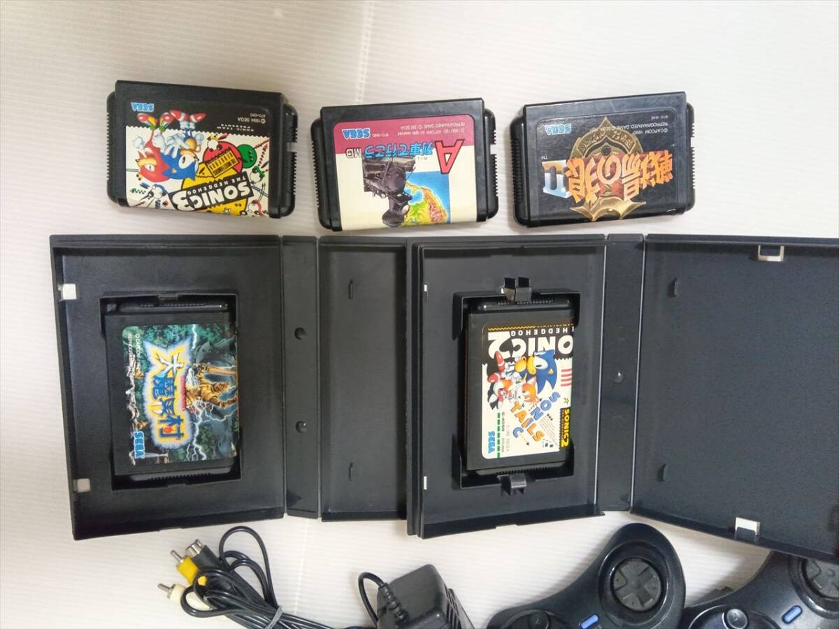 MEGA DRIVE 2 / 動作OK / ソフト５本 / SEGA / セガ_画像7