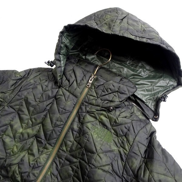 THE NORTH FACE ノースフェイス 新品 定2.5万 軽量 耐久撥水 フーディー 中綿入り キルティングコート F81 KHA 85/M ▲048▼kkf1540e_画像3