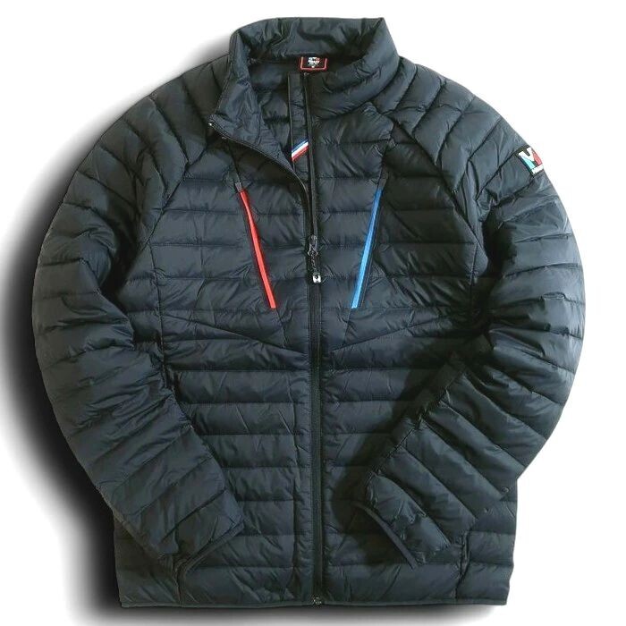 MILLET ミレー 新品 フランス発 ナイロン パッカブル ジップアップ ダウンジャケット ブルゾン MXQSD-010M6 紺 105(XL)▲070▼50128k04_画像2