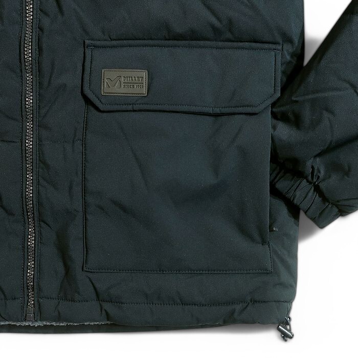 MILLET ミレー 新品 GOOSE DOWN 裏ボアフリース リバーシブル フーデッド グースダウン ジャケット 20161 ネイビー 95(M)▲080▼50219k07_画像6