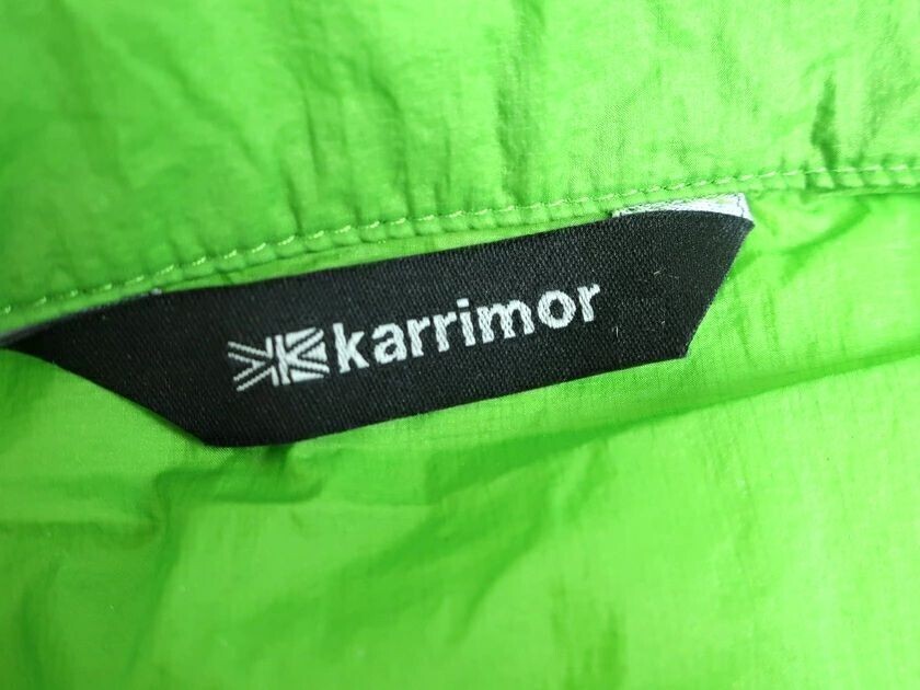 karrimor カリマー 新品 防風 撥水 リップストップナイロン スタンドカラー ジャケット ウィンドブレーカー PM301 緑 100/L▲010▼10716k10_画像7