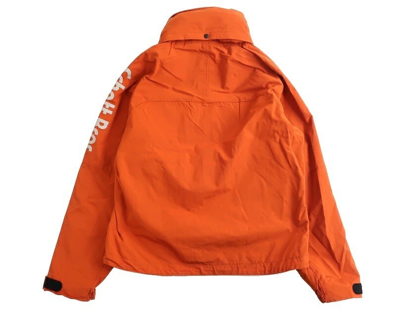 Schott ショット 新品 定2.9万 ワッペン リフレクトプリント フード付 シンセティック フィールドジャケット 3102058 橙 S▲080▼20331k12_画像3