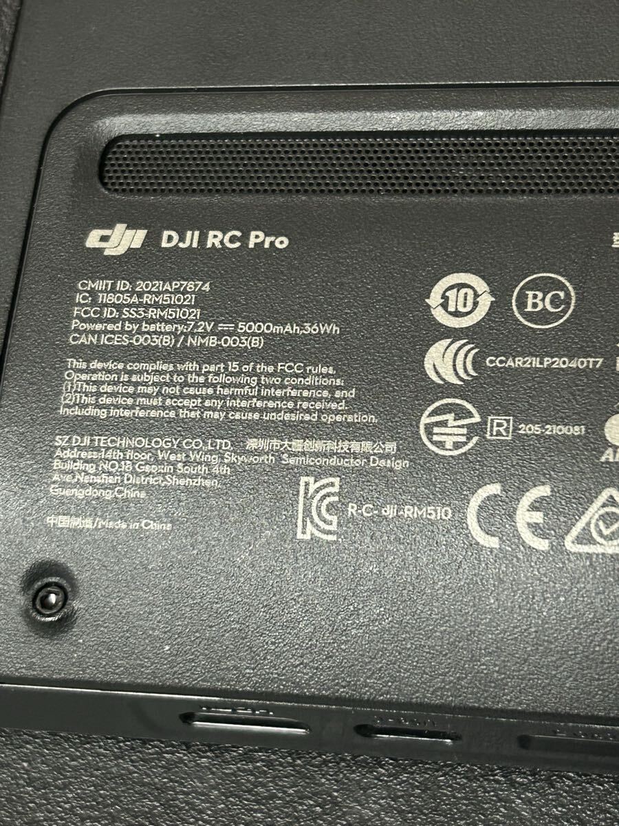 3回使用 DJI RC PRO 送信機 コントローラー プロポ RM510 スマートコントローラー_画像7