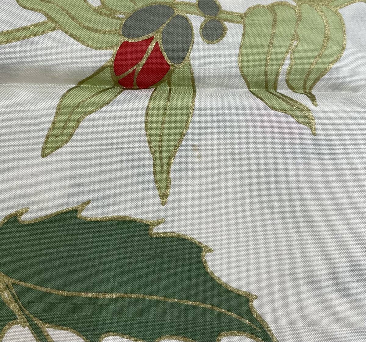 長「21711」ジムトンプソン スカーフ グリーン 花柄 _画像5