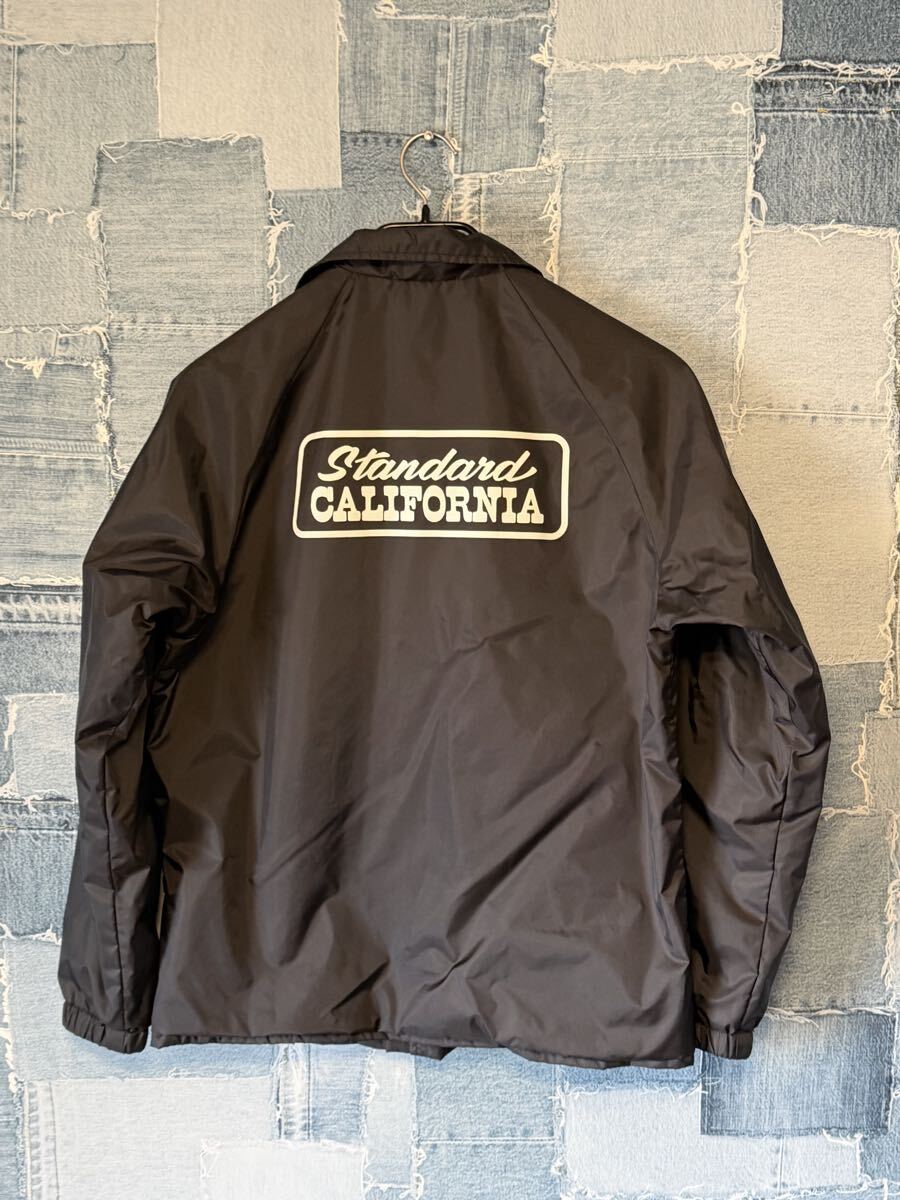 Standard California コーチナイロンジャケット 美品 ブラック コーチジャケット　M_画像2