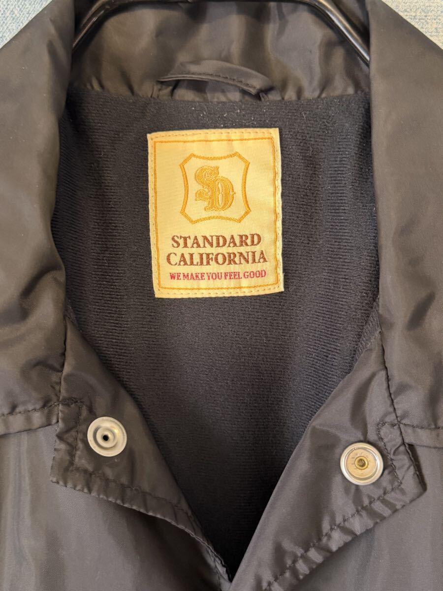 Standard California コーチナイロンジャケット 美品 ブラック コーチジャケット　M_画像6