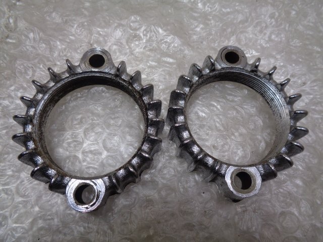 GT550 マフラーフランジ 2個_画像1