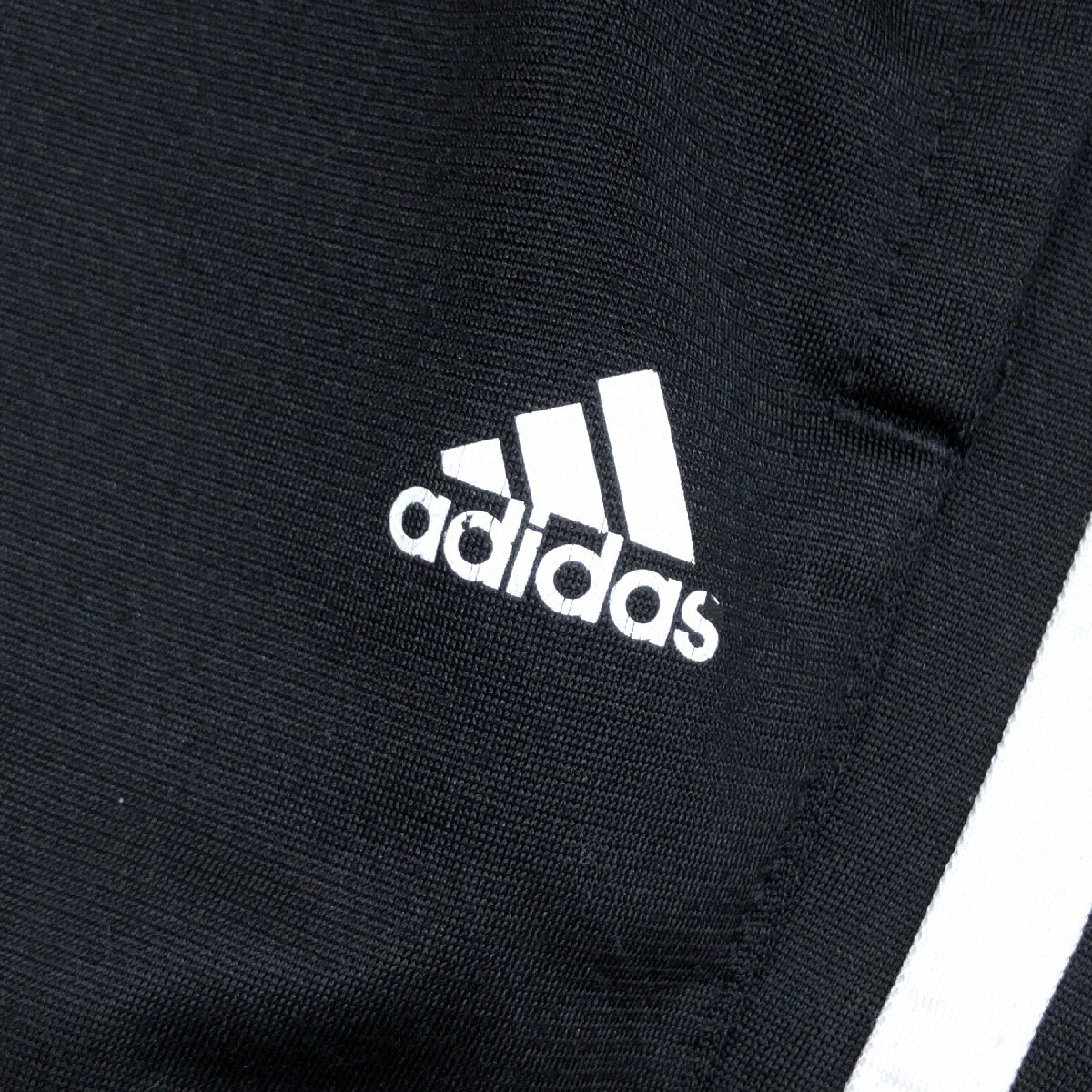 adidas アディダス スリーライン ジャージ ロング パンツ L 黒 ブラック トラックパンツ トレーニング スポーツ レディース 婦人_画像4