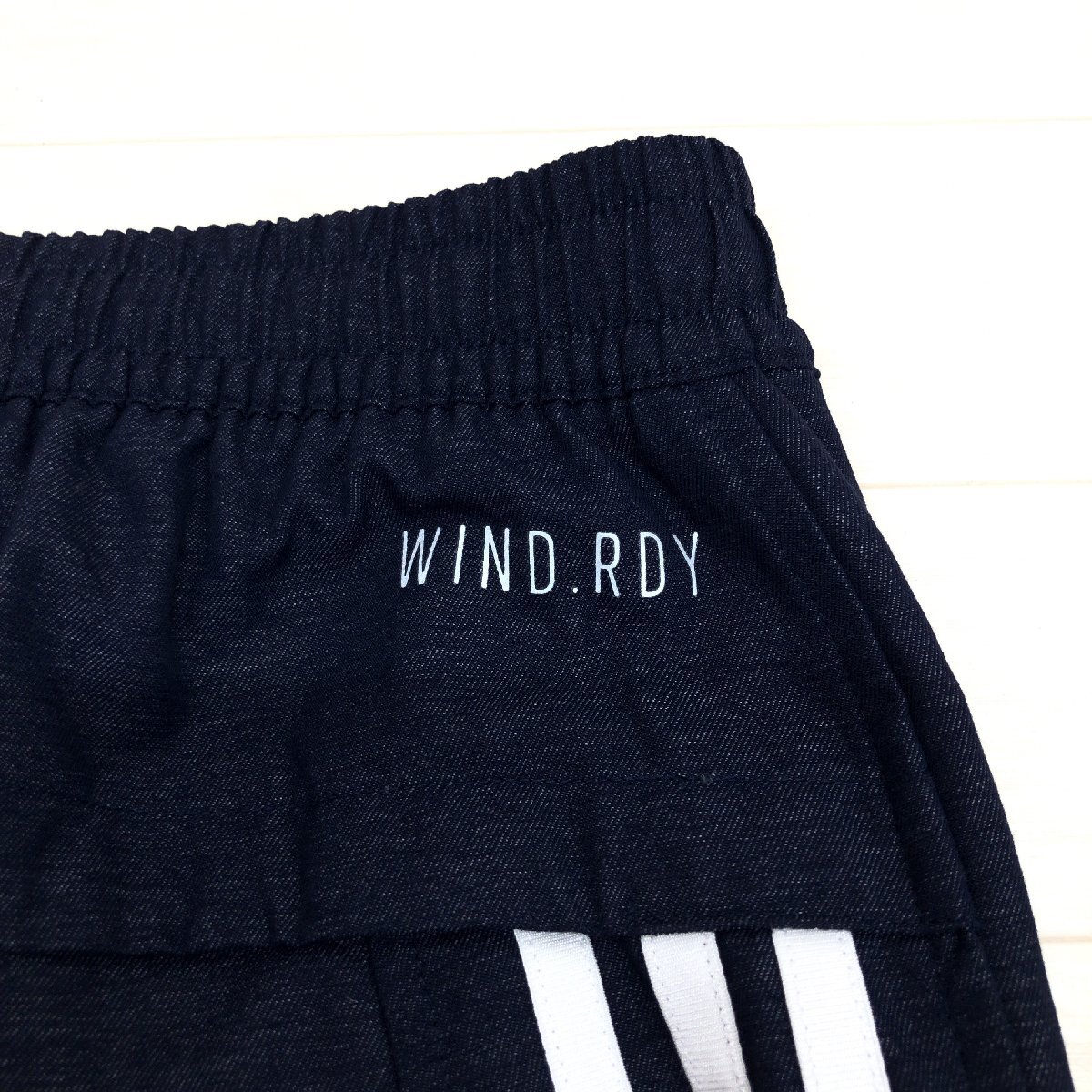美品 adidas アディダス 定価9,350円 WINDRDY 24/7 ウインドブレーカー パンツ L 濃紺 ナイロン ジャージ ウーブン トラックパンツ メンズ_画像6