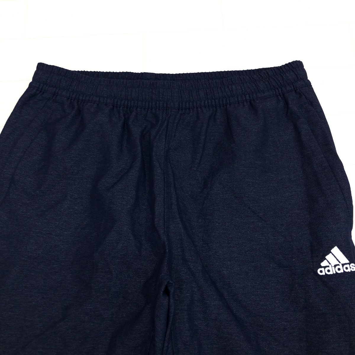 美品 adidas アディダス 定価9,350円 WINDRDY 24/7 ウインドブレーカー パンツ L 濃紺 ナイロン ジャージ ウーブン トラックパンツ メンズ_画像7