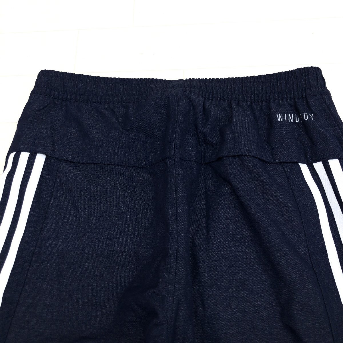 美品 adidas アディダス 定価9,350円 WINDRDY 24/7 ウインドブレーカー パンツ L 濃紺 ナイロン ジャージ ウーブン トラックパンツ メンズ_画像8