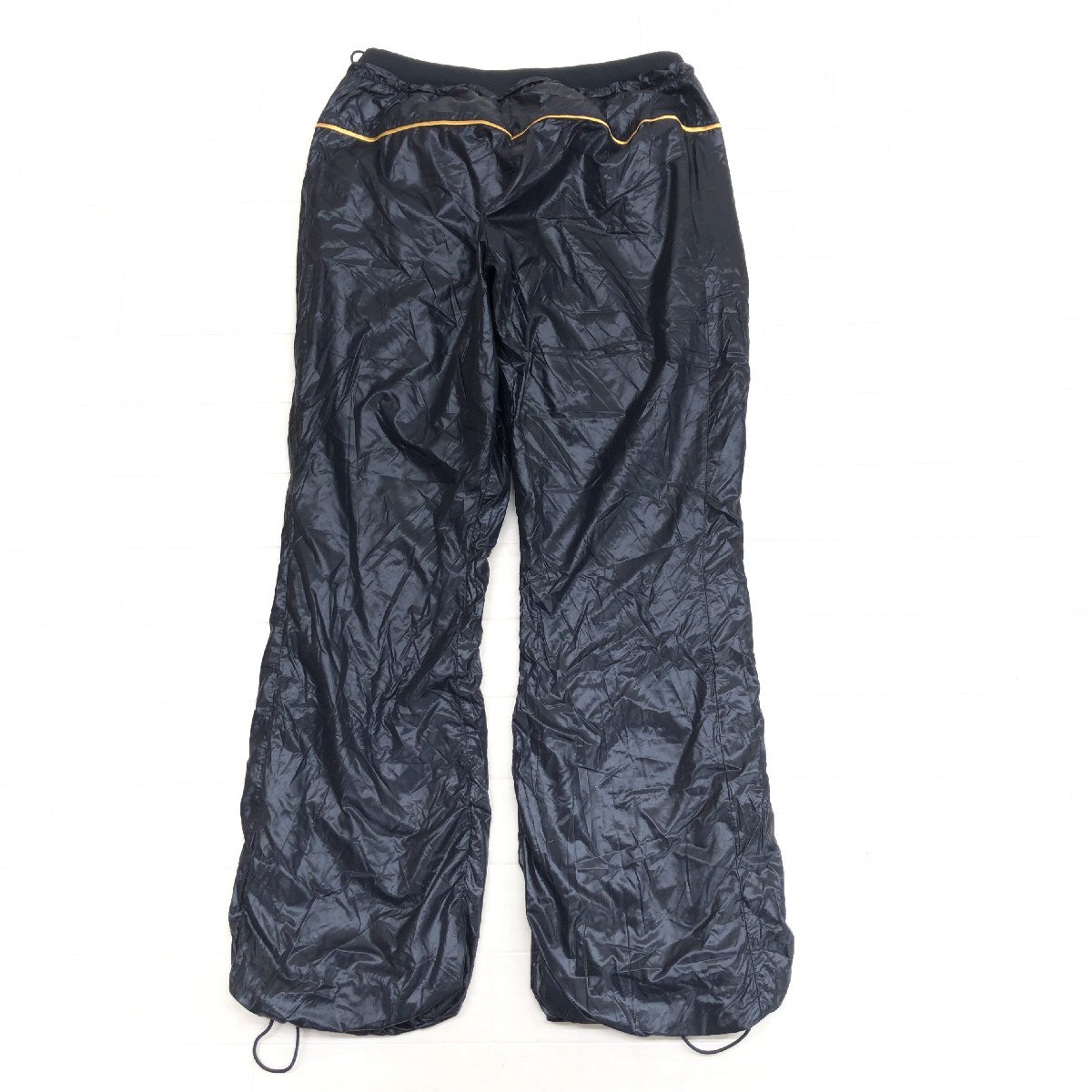  прекрасный товар NIKE Nike обратная сторона ворсистый ветровка нейлон брюки M чёрный черный джерси спорт защищающий от холода женский y2k archive gran ji