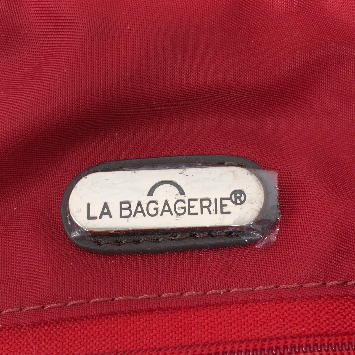 ●美品 LA BAGAGERIE ラバガジェリー 定価15,400円 ターンロック ホーボーバッグ カーキ系 ワンハンドル ショルダーバッグ ハンドバッグ_画像3