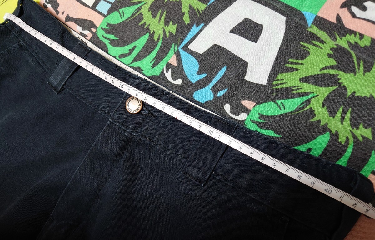 Dickies ディッキーズ カーゴパンツ ハーフパンツ ショートパンツ 黒 32 古着 アメカジ_画像8
