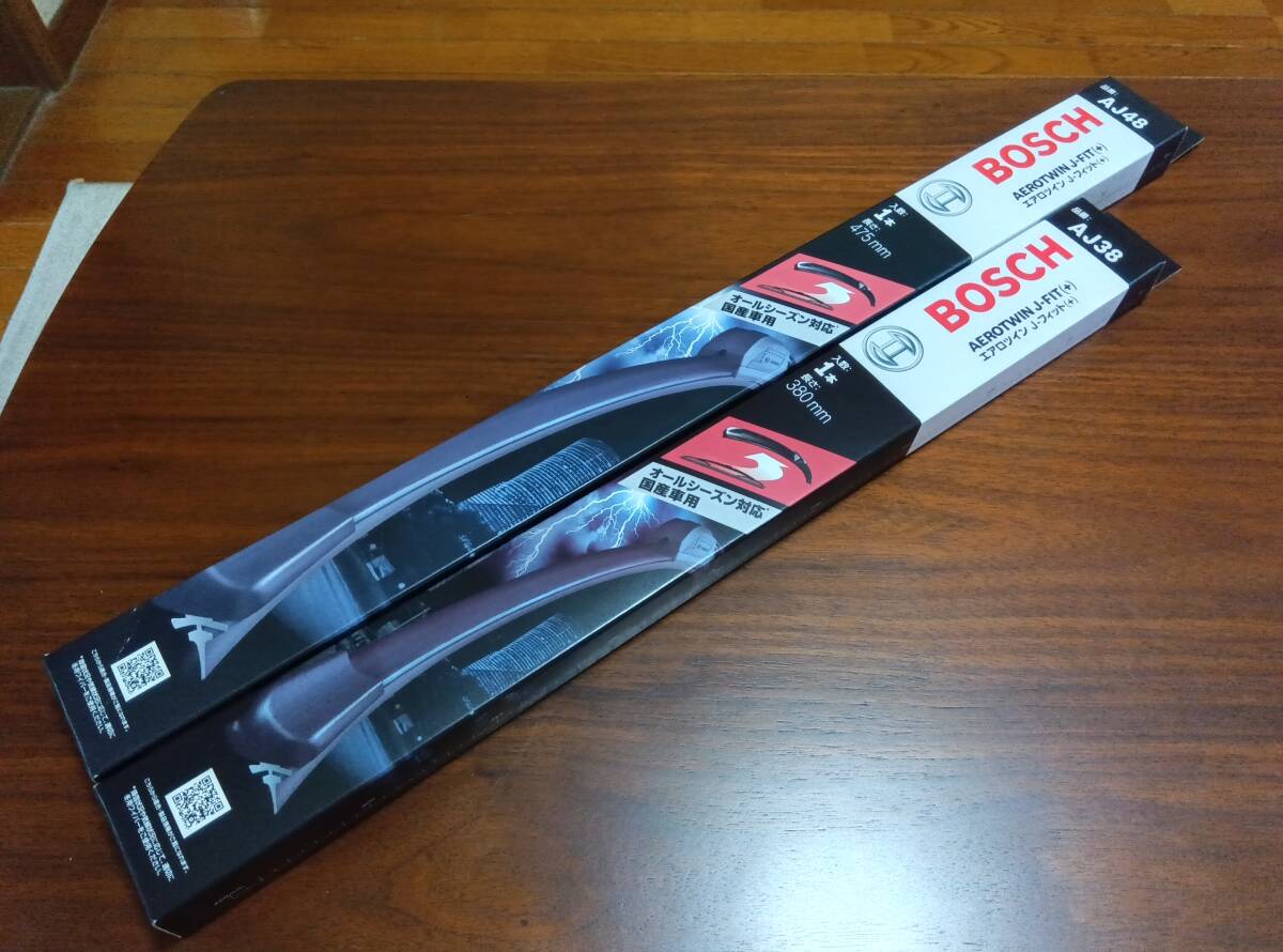 N-ONE (JG1,JG2,JG3,JG4) BOSCH・エアロツインJ-FIT＋ AJ48,AJ38 ワイパー1台分2セット_画像2