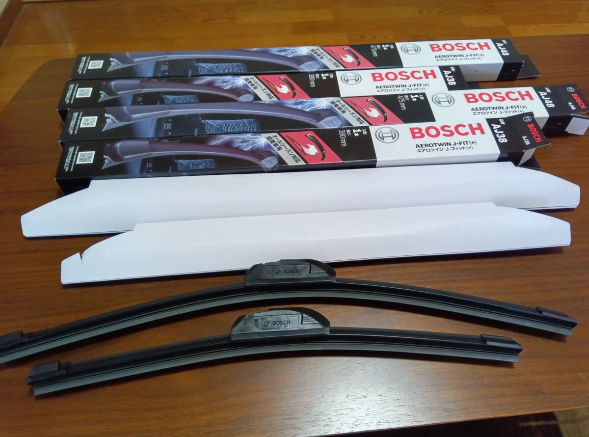 N-ONE (JG1,JG2,JG3,JG4) BOSCH・エアロツインJ-FIT＋ AJ48,AJ38 ワイパー1台分2セット_画像5