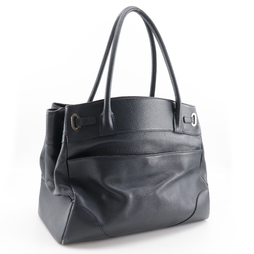 ADMJアクセソワ エーディーエムジェイ アクセソワ・ドゥ・マドモワゼル トートバッグ レザー 黒 レディース【I201525054】中古_画像3