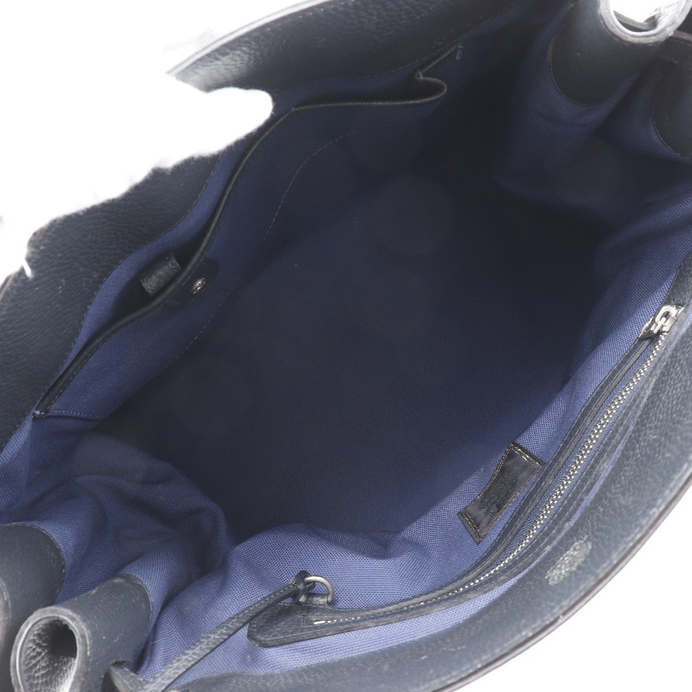 ADMJアクセソワ エーディーエムジェイ アクセソワ・ドゥ・マドモワゼル トートバッグ レザー 黒 レディース【I201525054】中古_画像6