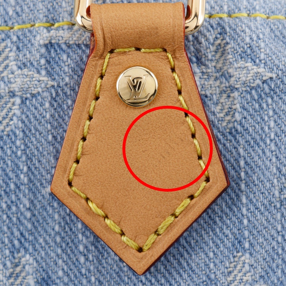 LOUIS VUITTON ルイ・ヴィトン ナノ・スピーディ 2WAYショルダー M11212 ハンドバッグ モノグラムデニム 【I180725097】中古_画像8