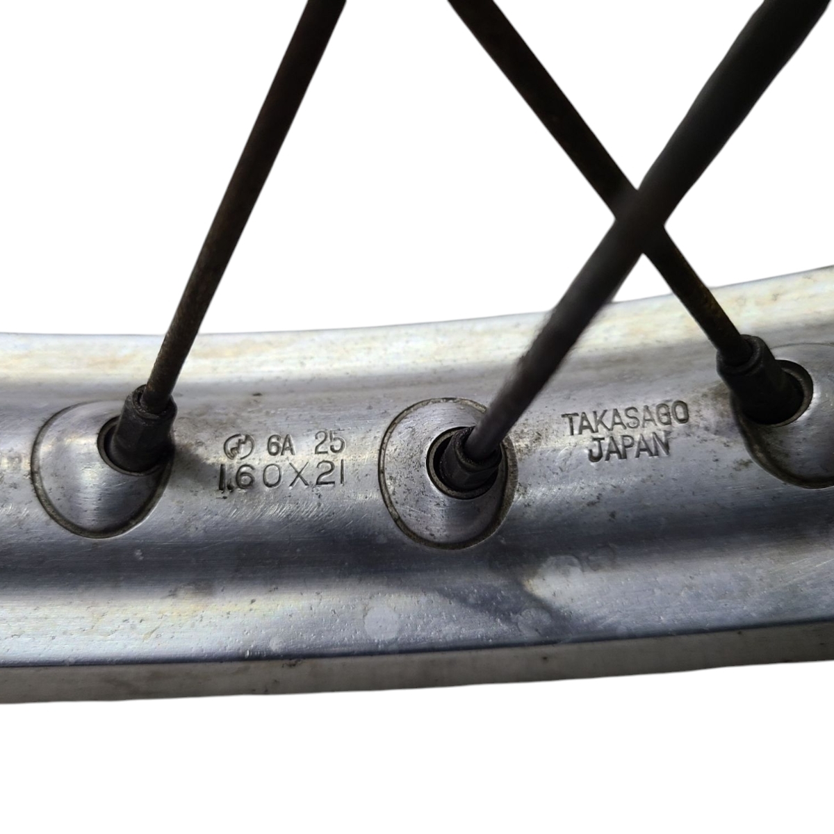 Yamaha XT500 1E6 переднее колесо 21 дюймовый takasago1.60×21 YAMAHA TT500 ступица VMX SR