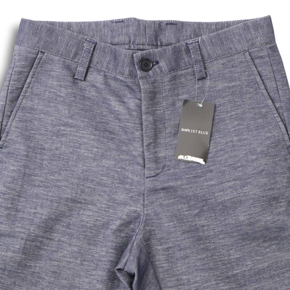【新品 未使用】 SHIPS JET BLUE シップス 通年 ストレッチ★ イージー ストレッチ ジョガー パンツ Sz.S メンズ_画像3