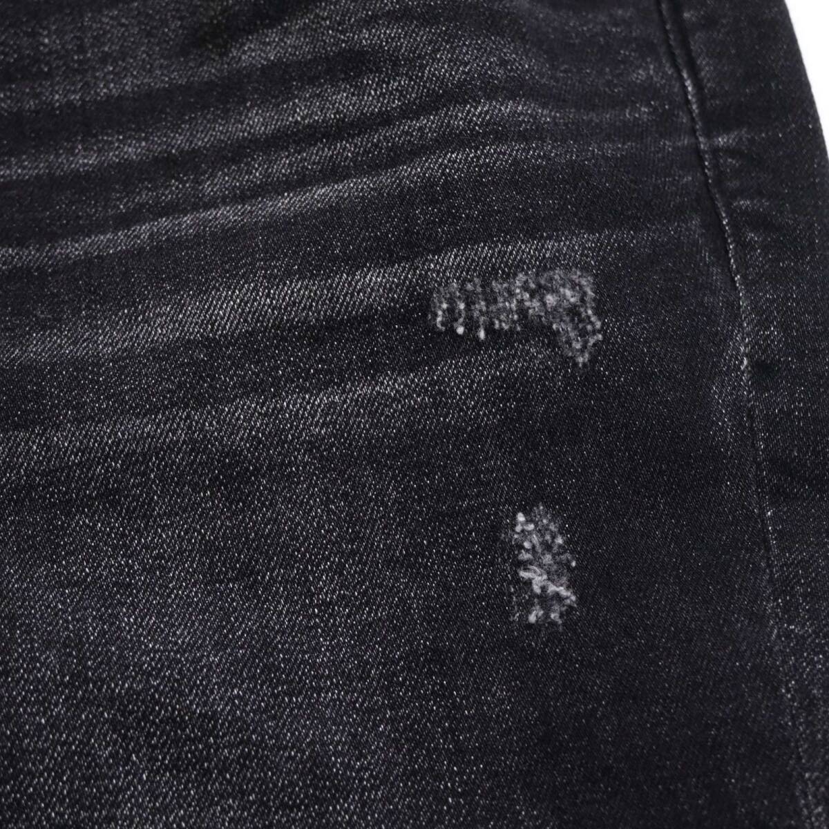 AZUL by moussy アズール マウジー 通年 ダメージ加工★ ストレッチ ジョガー スキニー デニム パンツ ジーンズ Sz.S メンズ_画像6