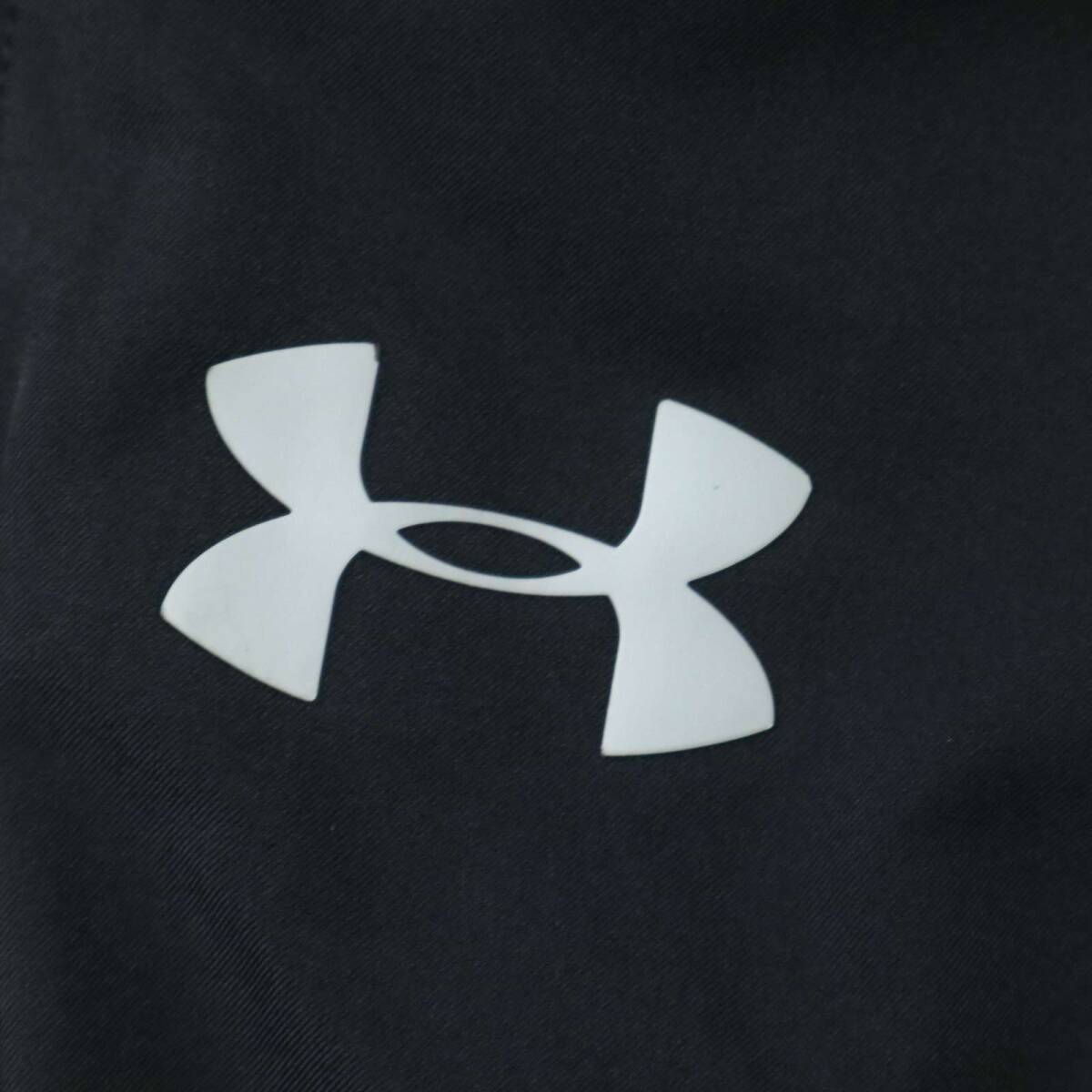 UNDER ARMOUR アンダーアーマー 通年 ストレッチ★ サイドライン ロゴ トレーニング スポーツ パンツ Sz.LG メンズ 黒_画像4