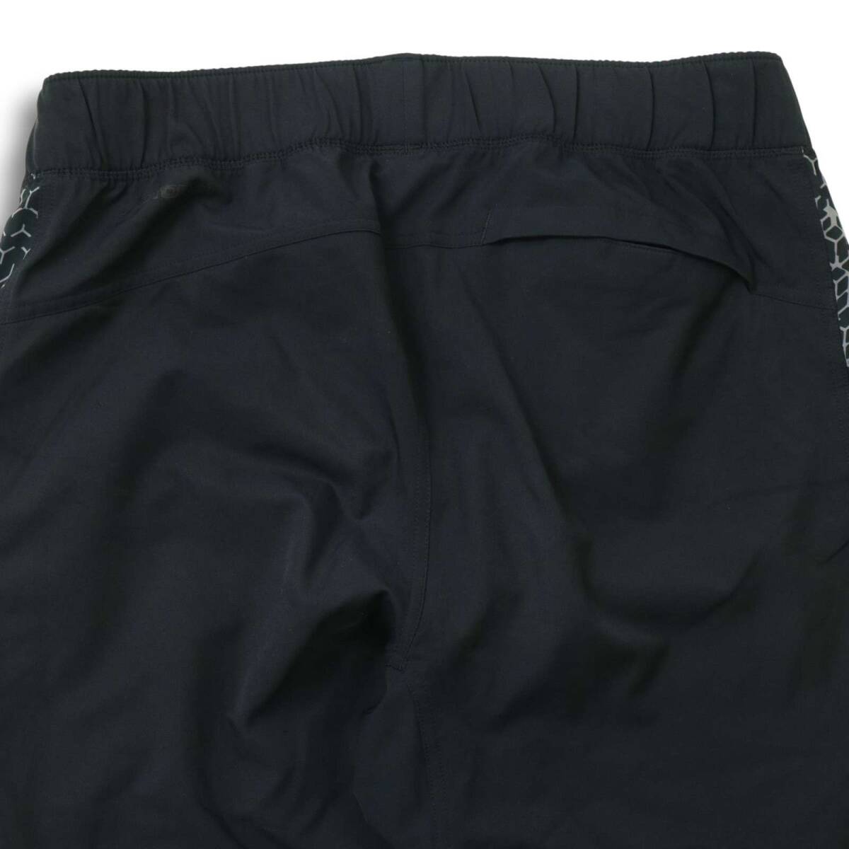 UNDER ARMOUR アンダーアーマー 通年 ストレッチ★ サイドライン ロゴ トレーニング スポーツ パンツ Sz.LG メンズ 黒_画像6