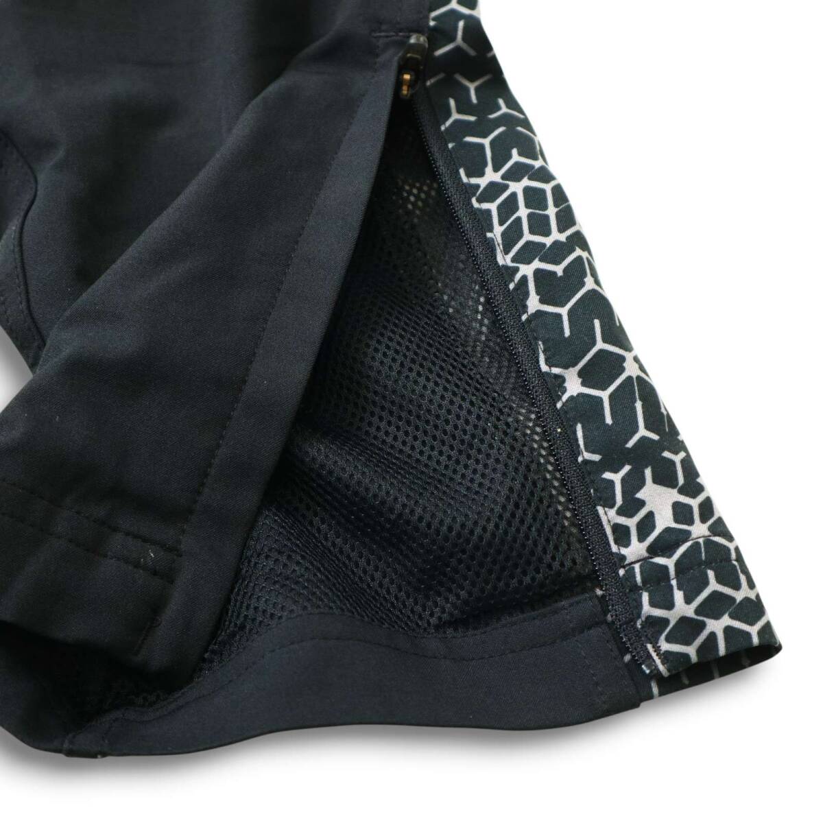 UNDER ARMOUR アンダーアーマー 通年 ストレッチ★ サイドライン ロゴ トレーニング スポーツ パンツ Sz.LG メンズ 黒_画像8