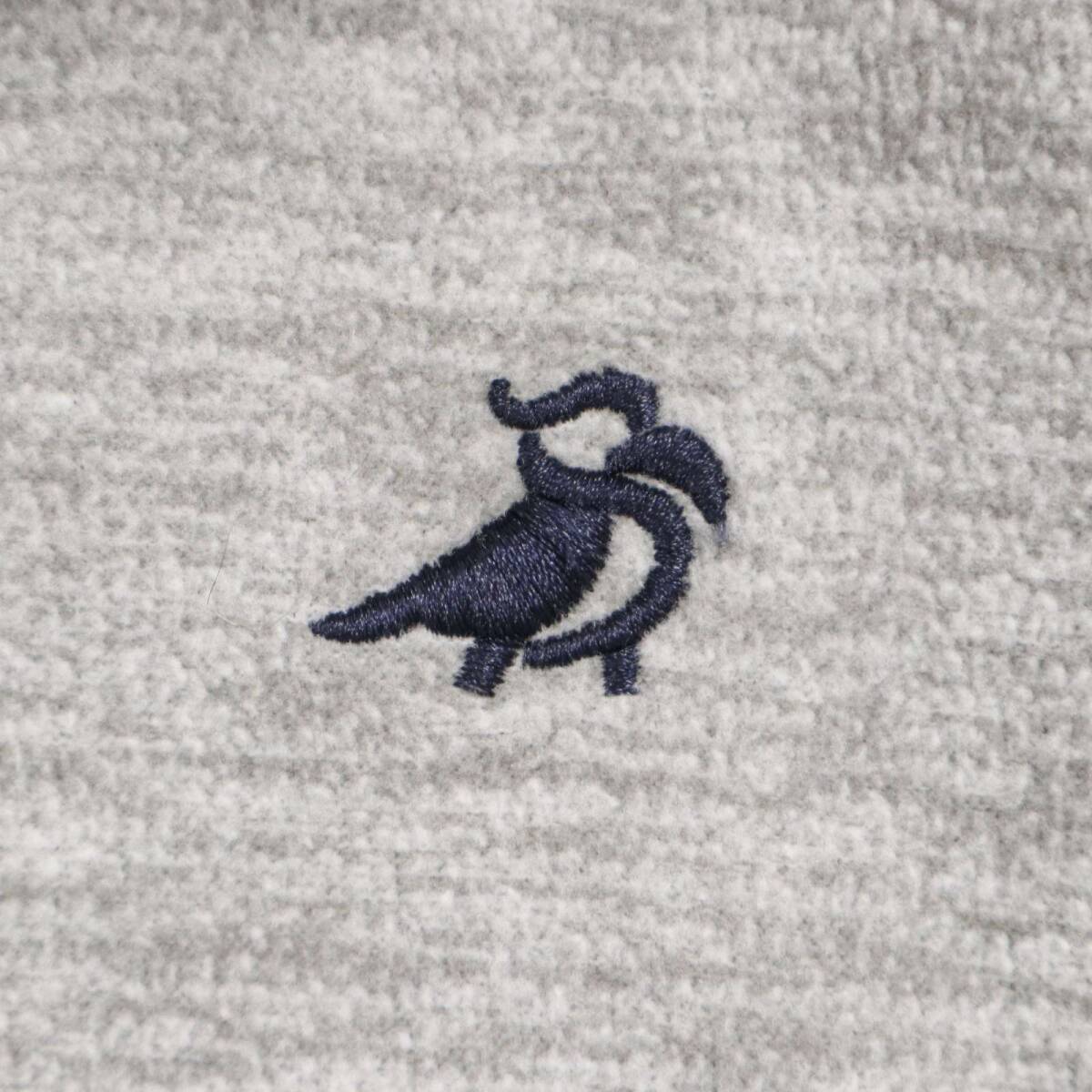 Paradiso パラディーゾ ゴルフ 秋冬 フリース★ 長袖 ハーフジップ シャツ Sz.M メンズ 灰 グレー_画像3