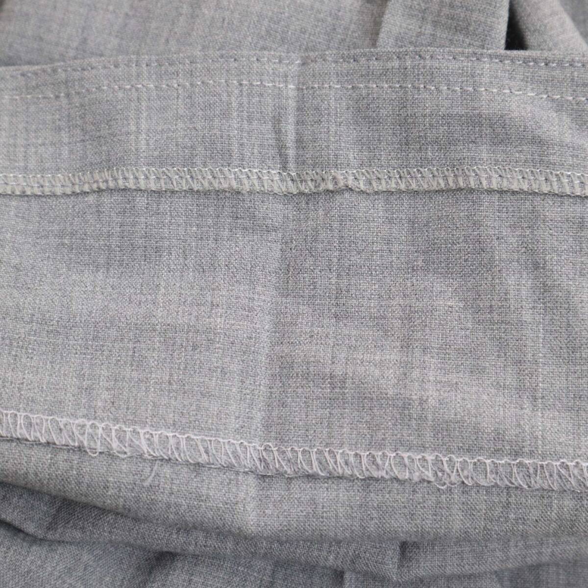 INCOTEX インコテックス 通年 SLIM fit★ ストレッチ スラックス パンツ Sz.52　メンズ グレー 大きいサイズ_画像6