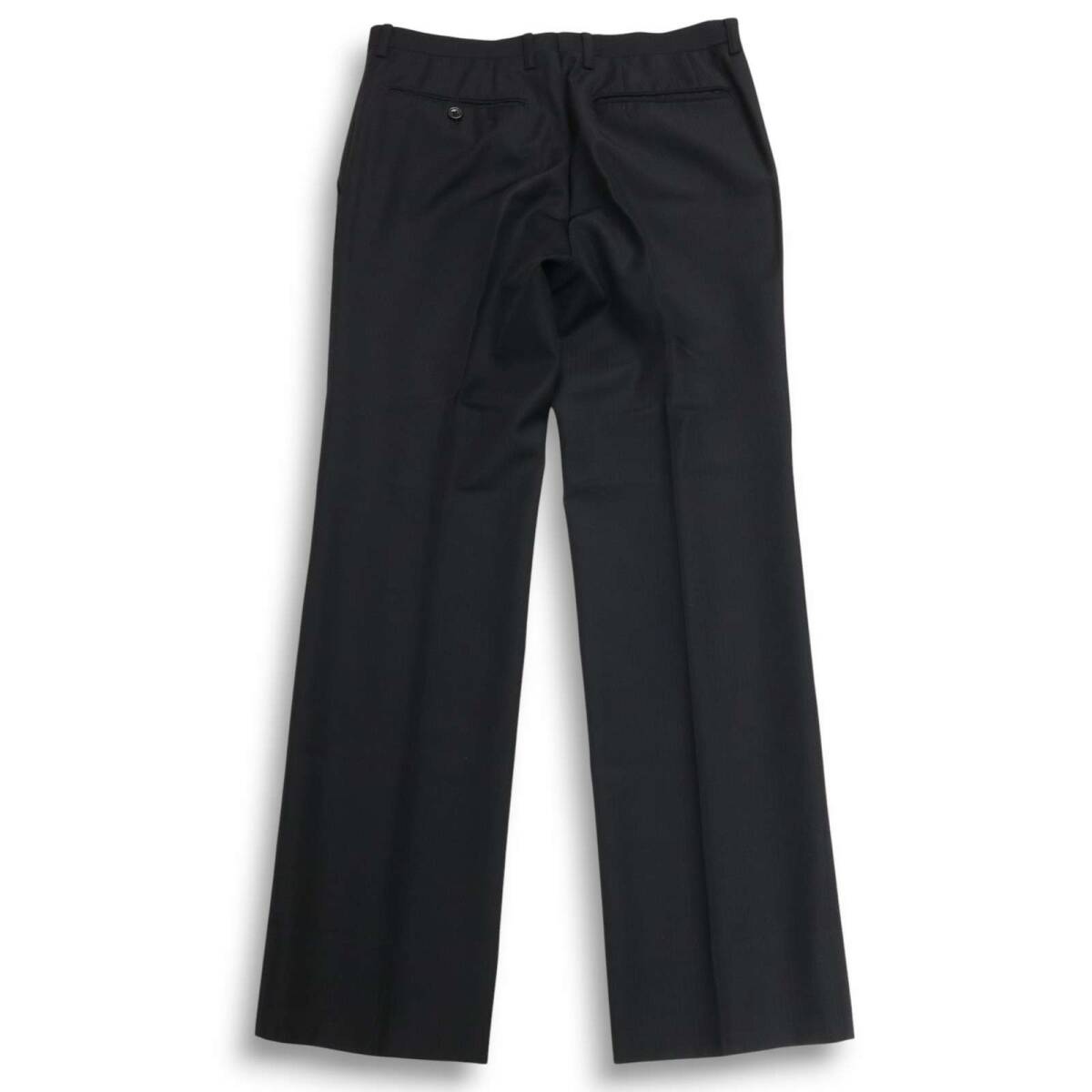 COMME CA ISM コムサイズム 通年 背抜き★ ストライプ セットアップ スーツ Sz.S　メンズ 黒 ビジネス_画像5