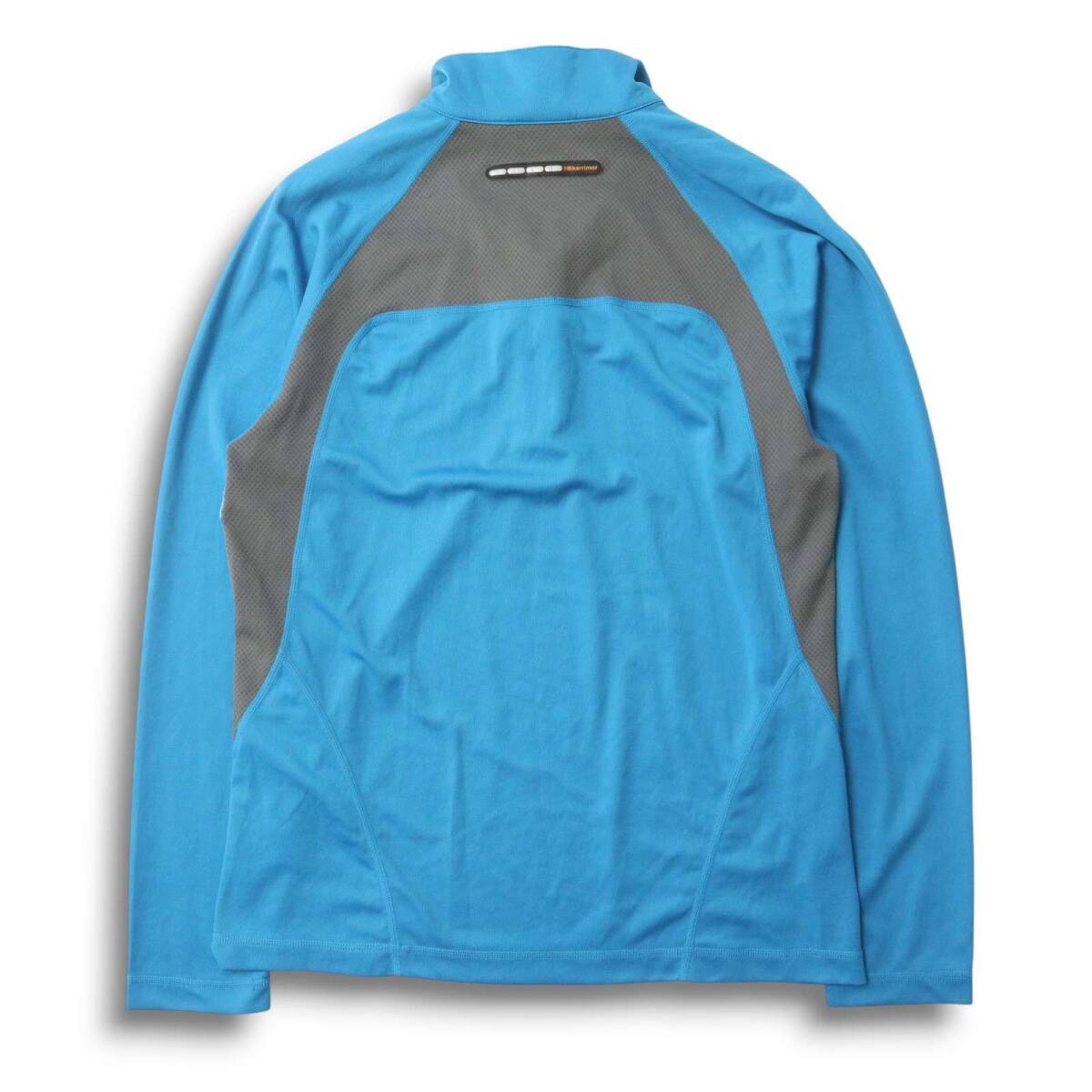 Karrimor Karrimor через год * длинный рукав половина Zip рубашка Sz.L мужской уличный 